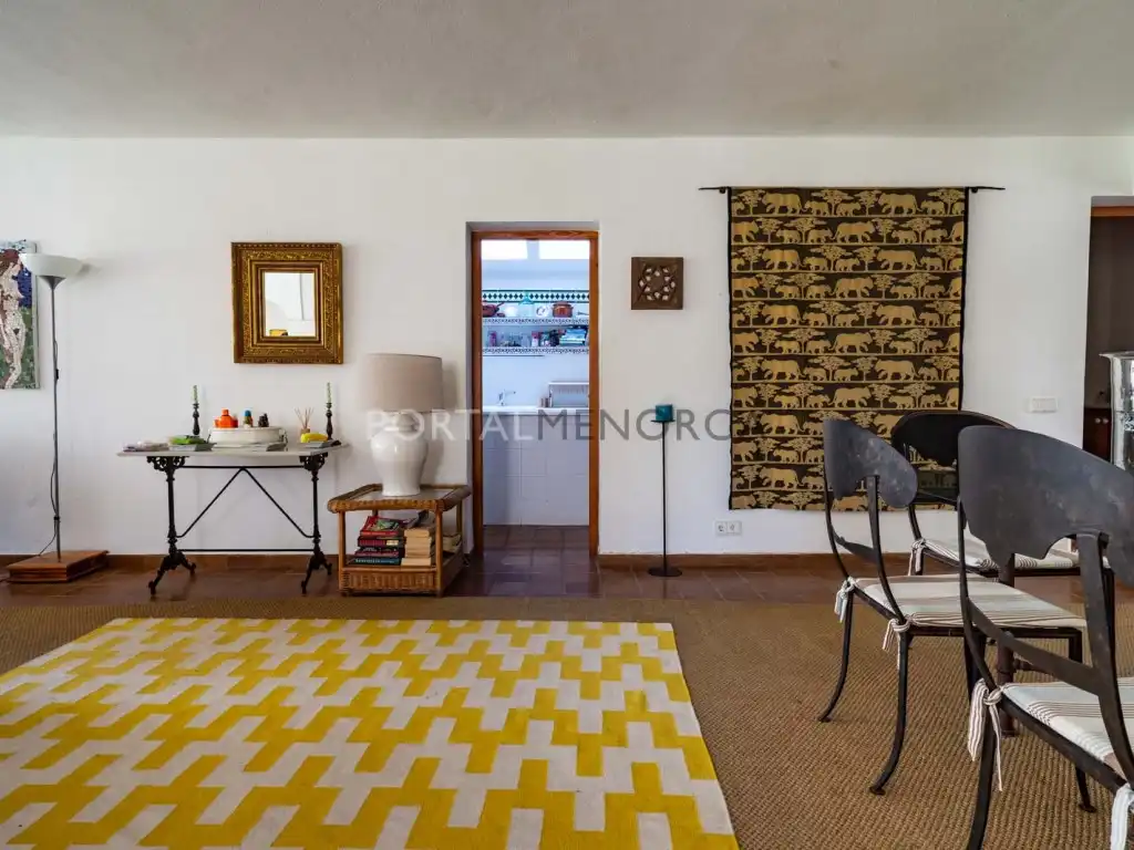 Sala d'estar de Finca rústica en venda en Maó - Mahón