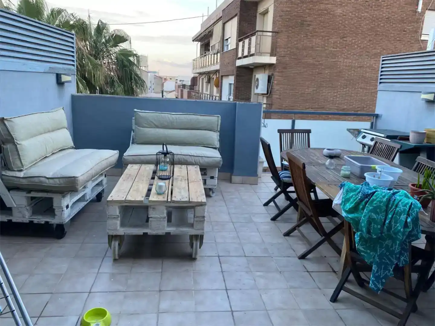 Terrace of Flat for rent in Plaza Xúquer