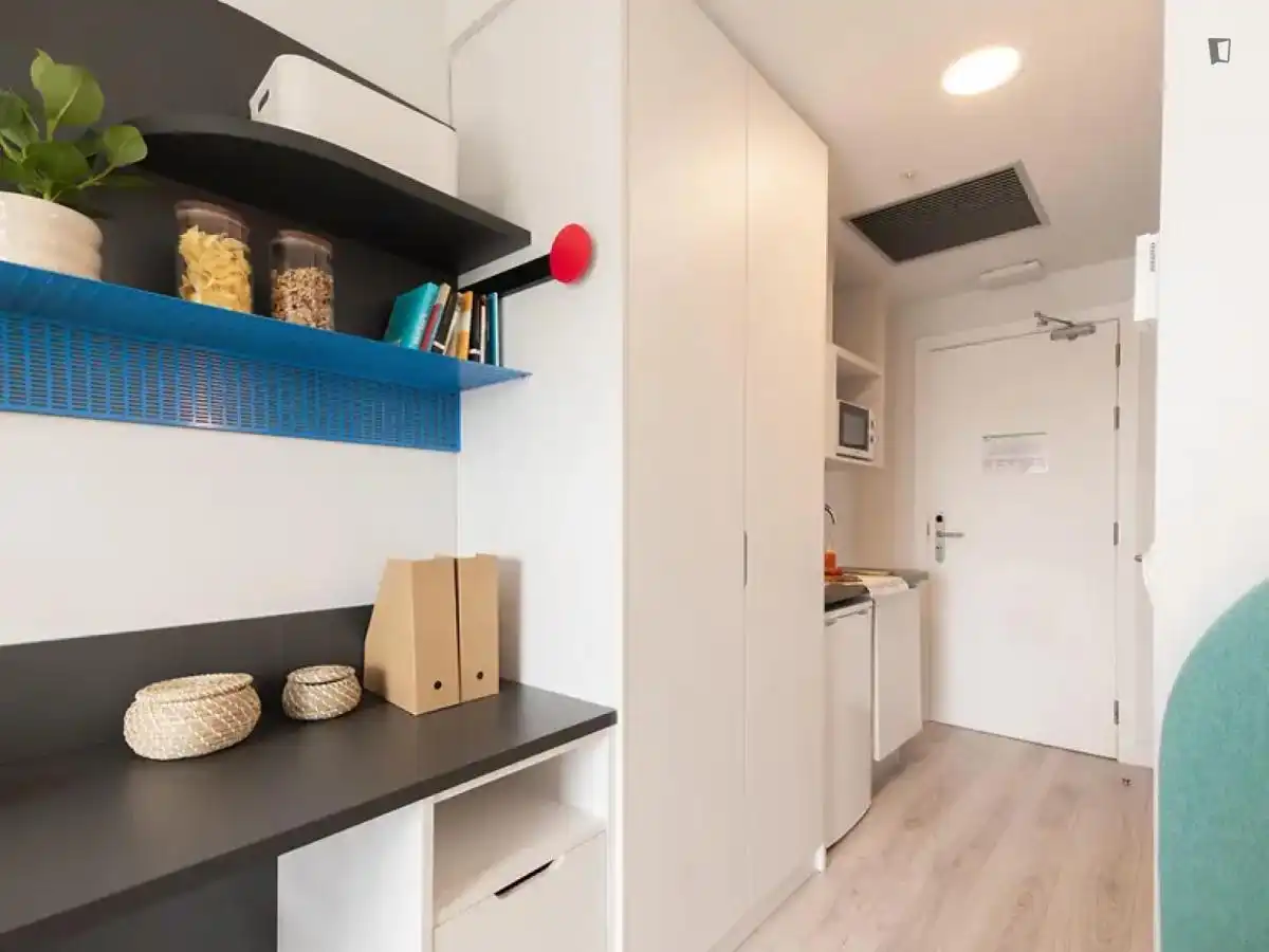 Kitchen of Flat for rent in Barcelona  with Air Conditioner, Furnished and Internet