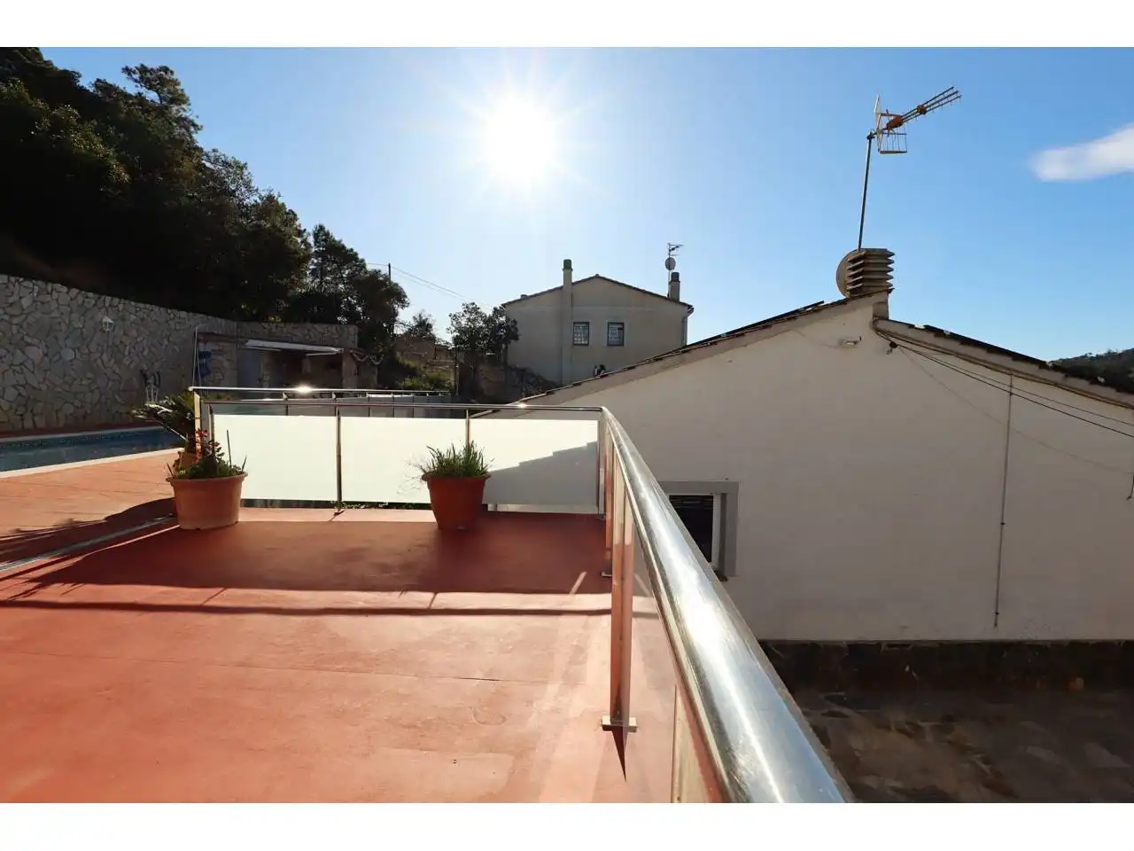 Terrassa de Casa o xalet en venda en Vidreres amb Calefacció, Jardí privat i Terrassa