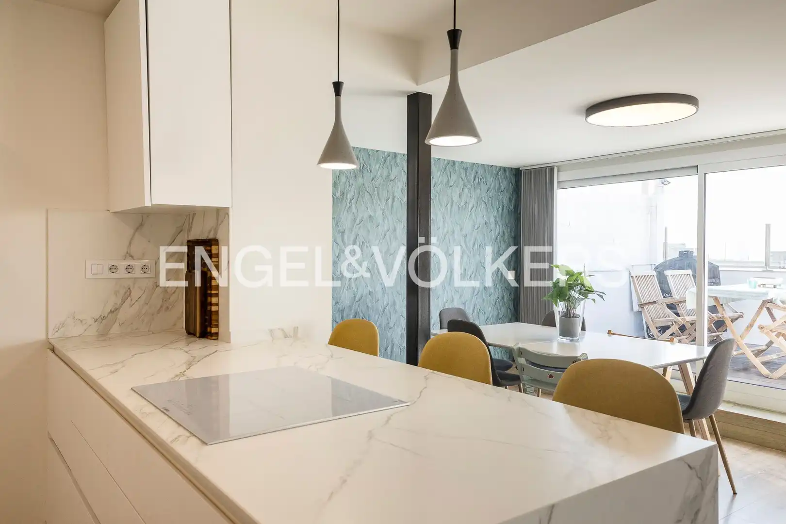 Kitchen of Attic for sale in Barcelona  with Heating