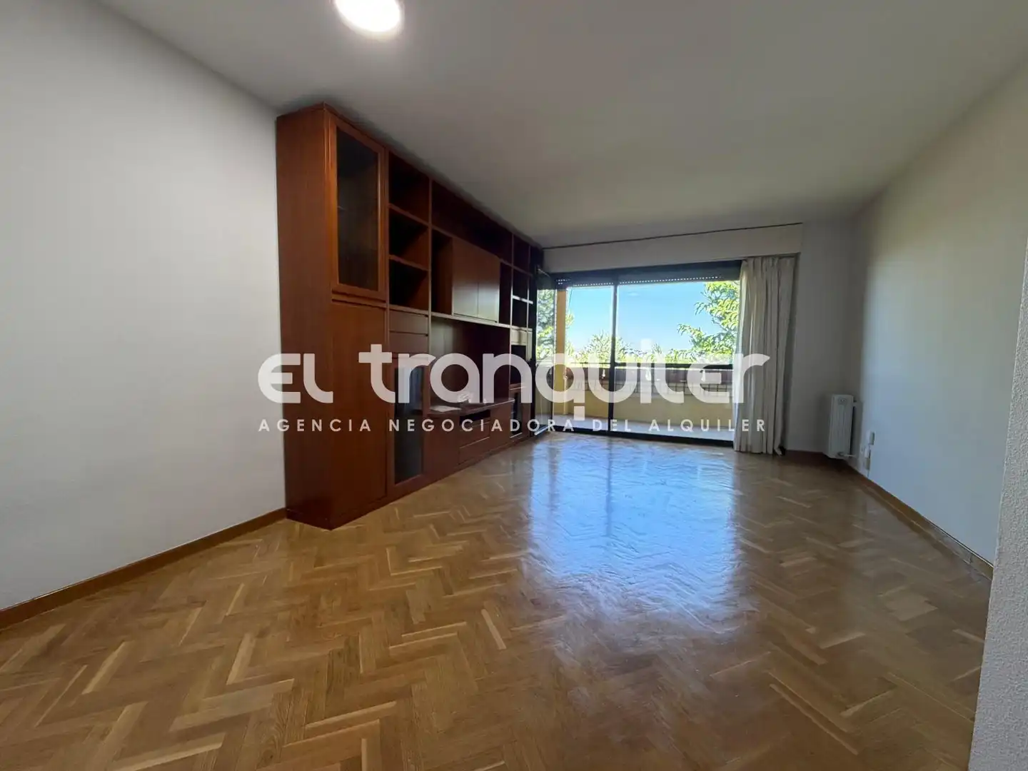 Living room of Flat for rent in Madrid  with Parquet flooring, Terrace and Swimming Pool