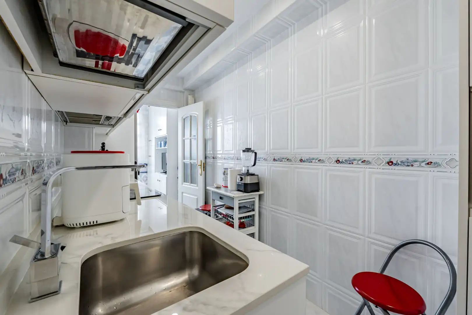 Kitchen of Flat for sale in Madrid  with Air Conditioner, Heating and Terrace