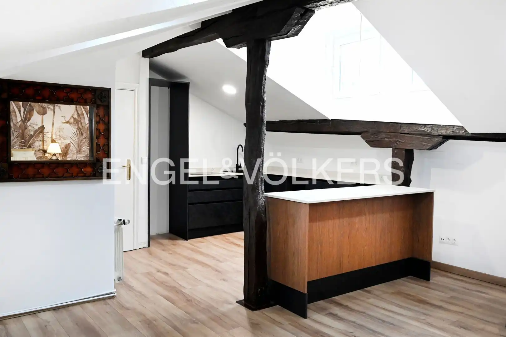 Cocina de Ático en venta en Santander con Calefacción, Parquet y Balcón