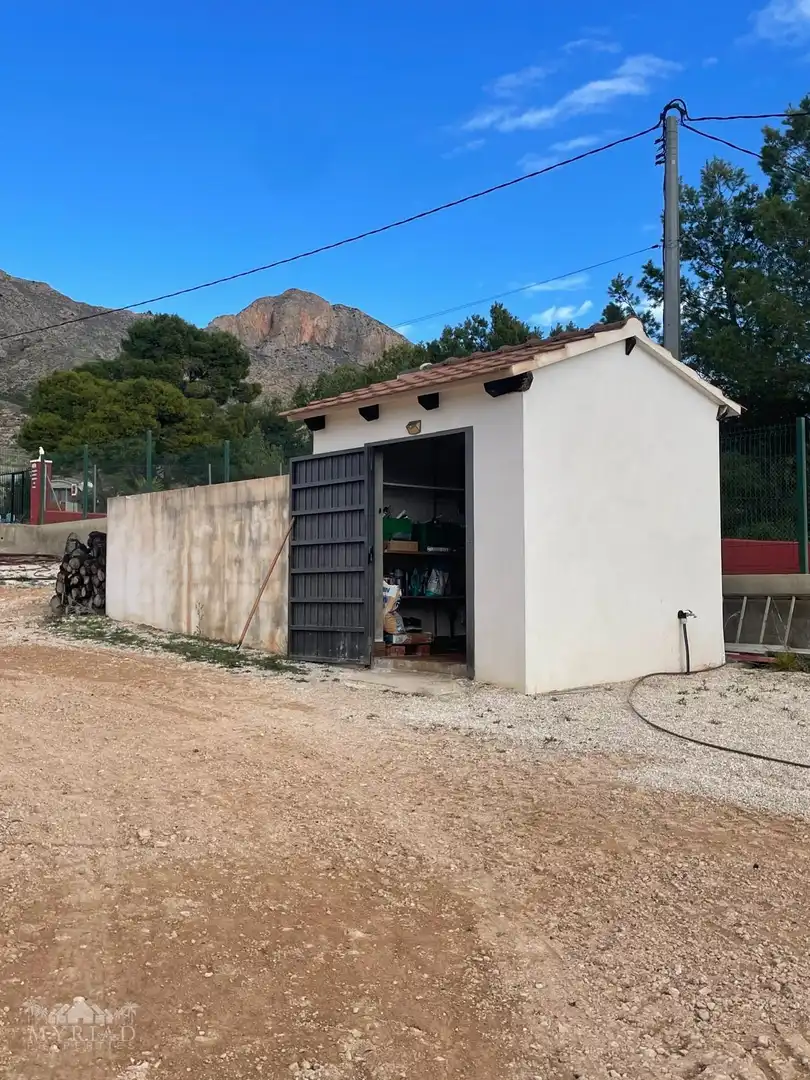 Vista exterior de Casa o xalet en venda en Jumilla amb Terrassa