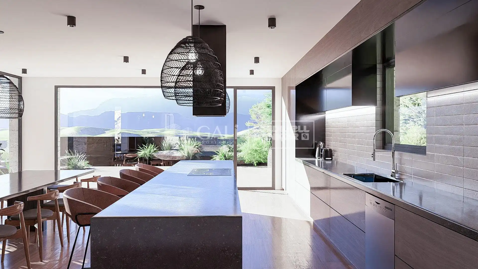 Cocina de Casa o chalet en venta en Montferrer i Castellbò con Aire acondicionado, Calefacción y Jardín privado