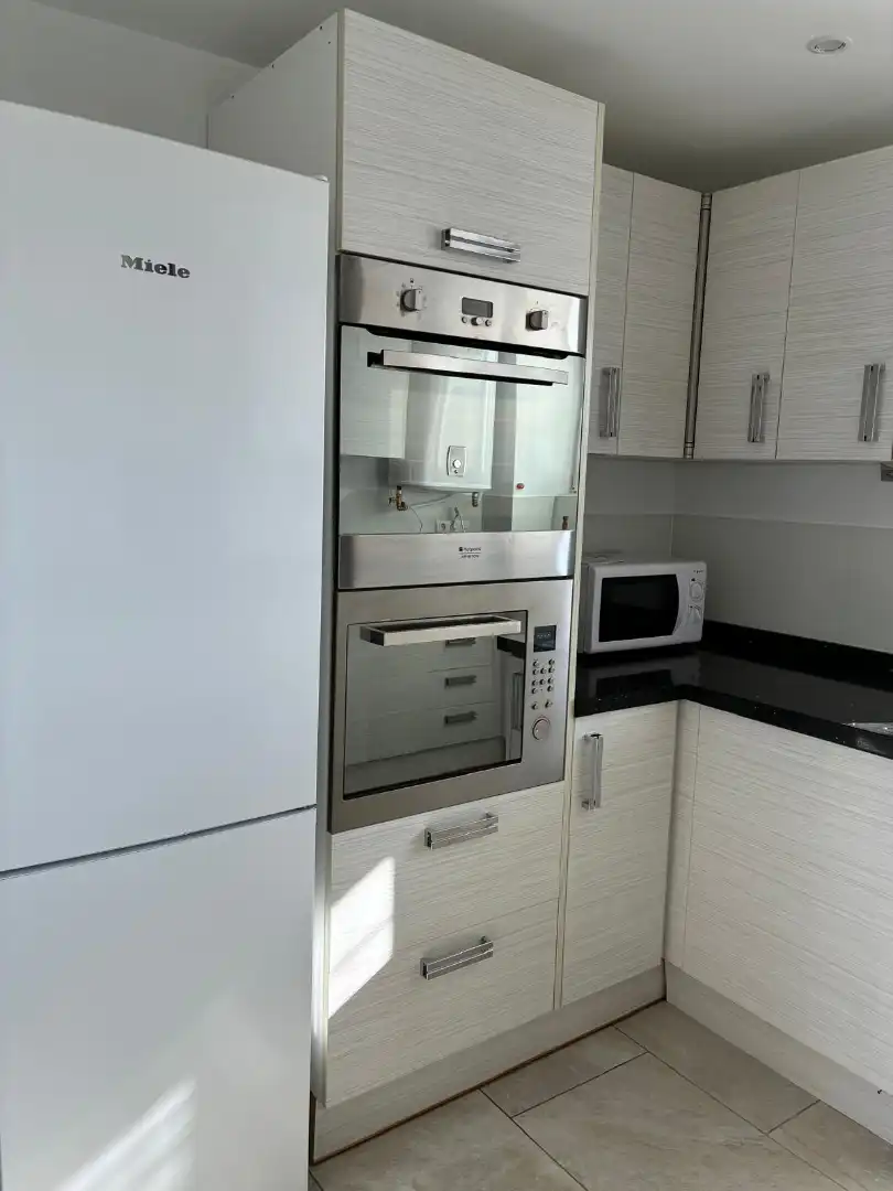 Cocina de Apartamento de alquiler en Jávea / Xàbia con Aire acondicionado, Calefacción y Jardín privado