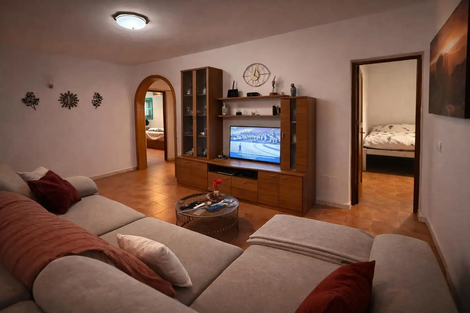 Sala de estar de Casa o chalet en venta en La Aldea de San Nicolás  con Amueblado, Horno y Lavadora