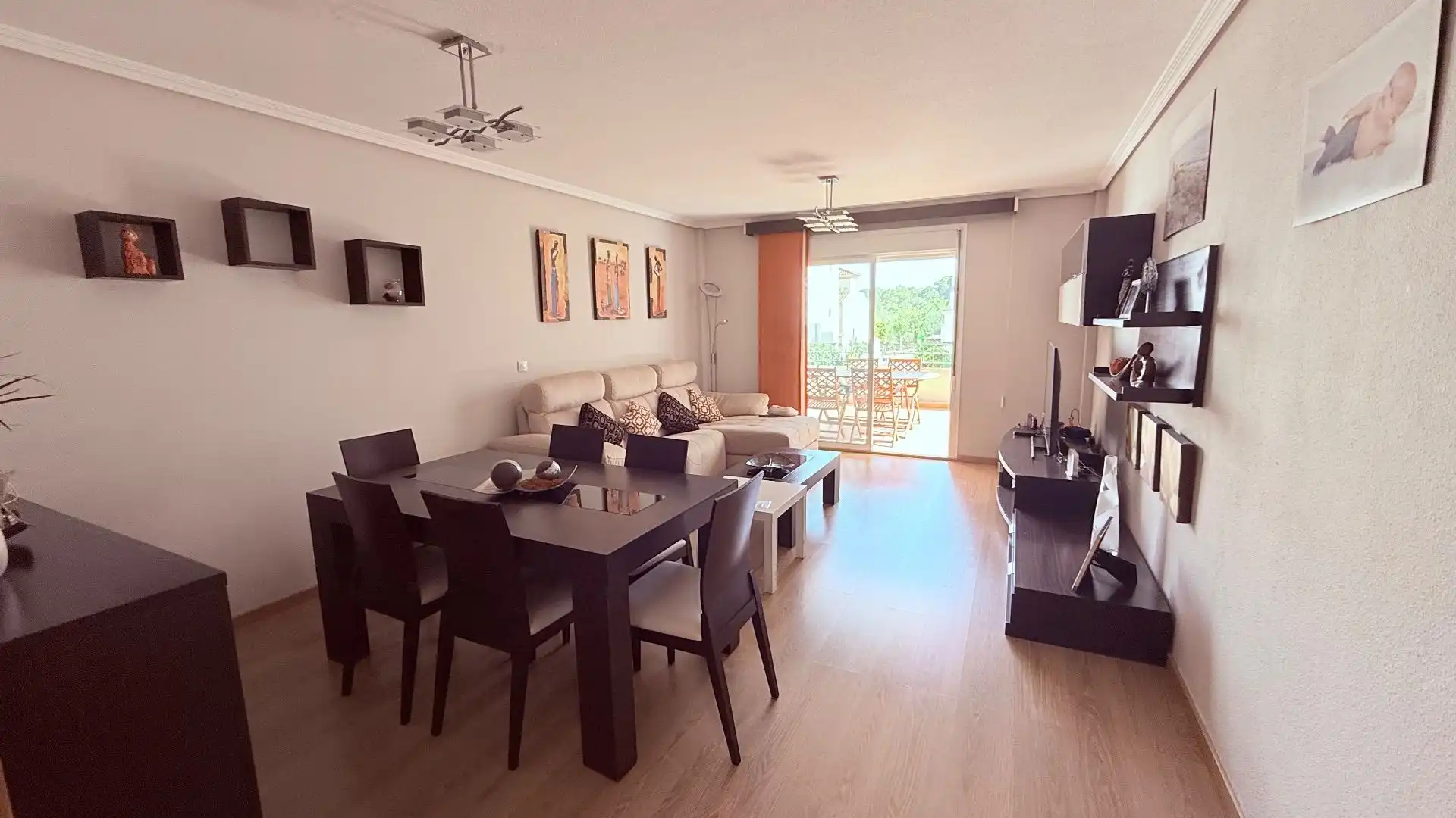 Living room of Flat for sale in La Nucia  with Air Conditioner, Heating and Terrace