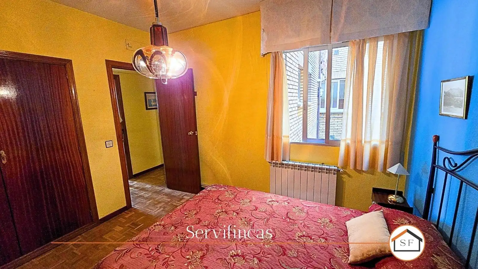 Schlafzimmer von Wohnung zum Verkauf in Madrid mit Klimaanlage, Heizung und Parkett