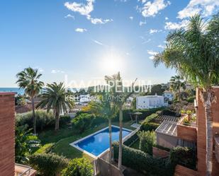 Exterior view of Single-family semi-detached for sale in  Tarragona Capital  with Air Conditioner, Heating and Private garden