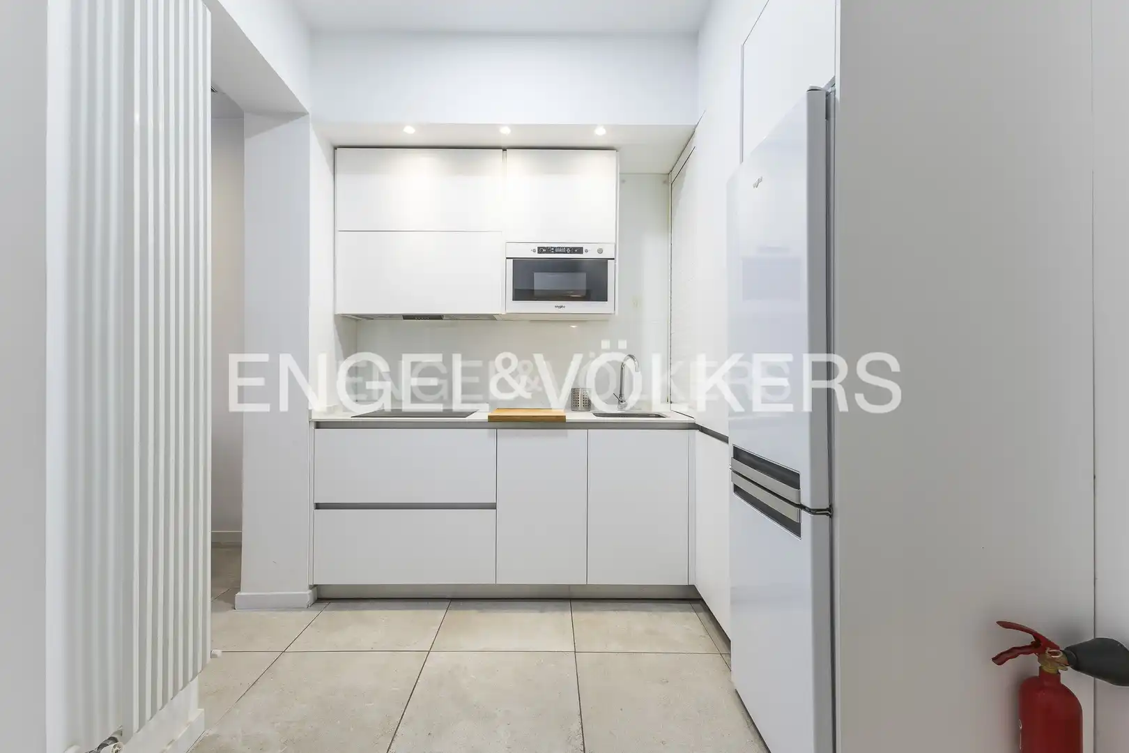Kitchen of Flat for rent in Madrid  with Air Conditioner, Heating and Furnished