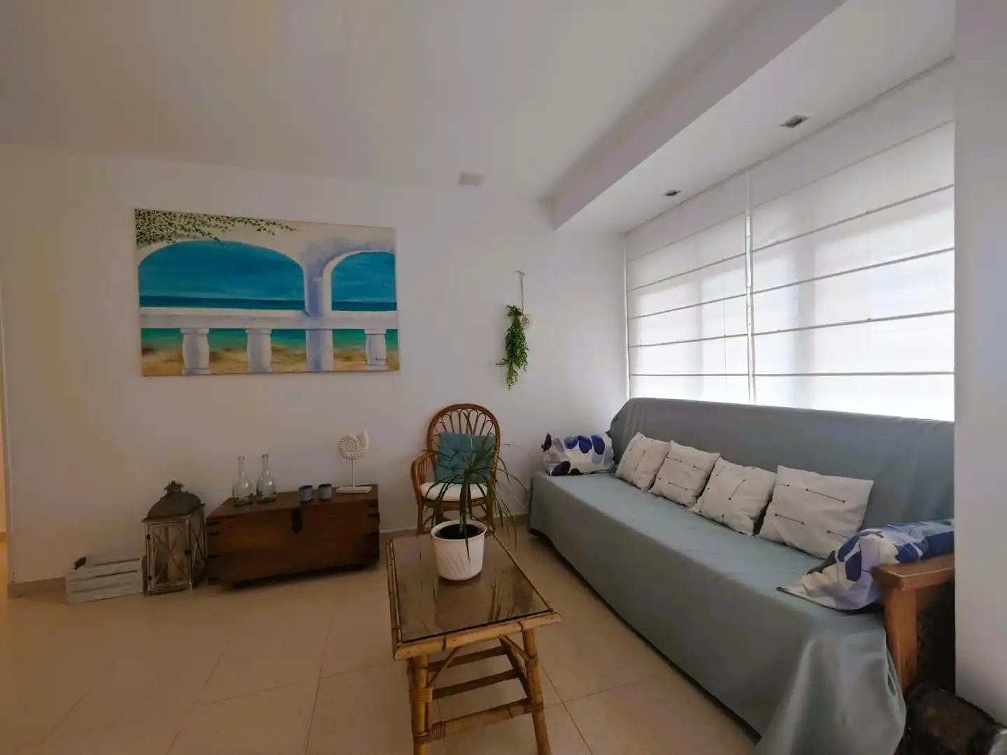Wohnzimmer von Wohnung zum Verkauf in Tossa de Mar mit Privatgarten, Terrasse und Möbliert