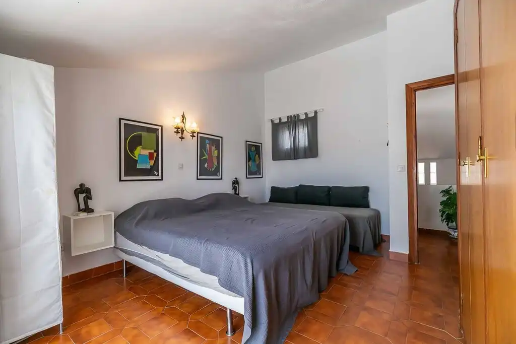 Dormitori de Casa adosada en venda en Mijas amb Aire condicionat, Terrassa i Moblat