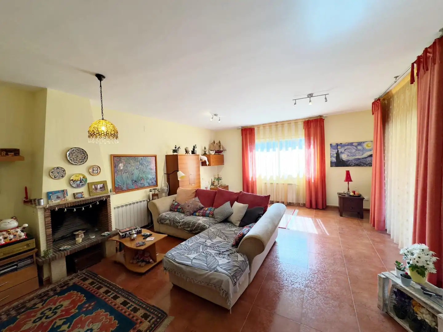 Living room of Houses for sale in Vallirana  with Heating, Private garden and Terrace