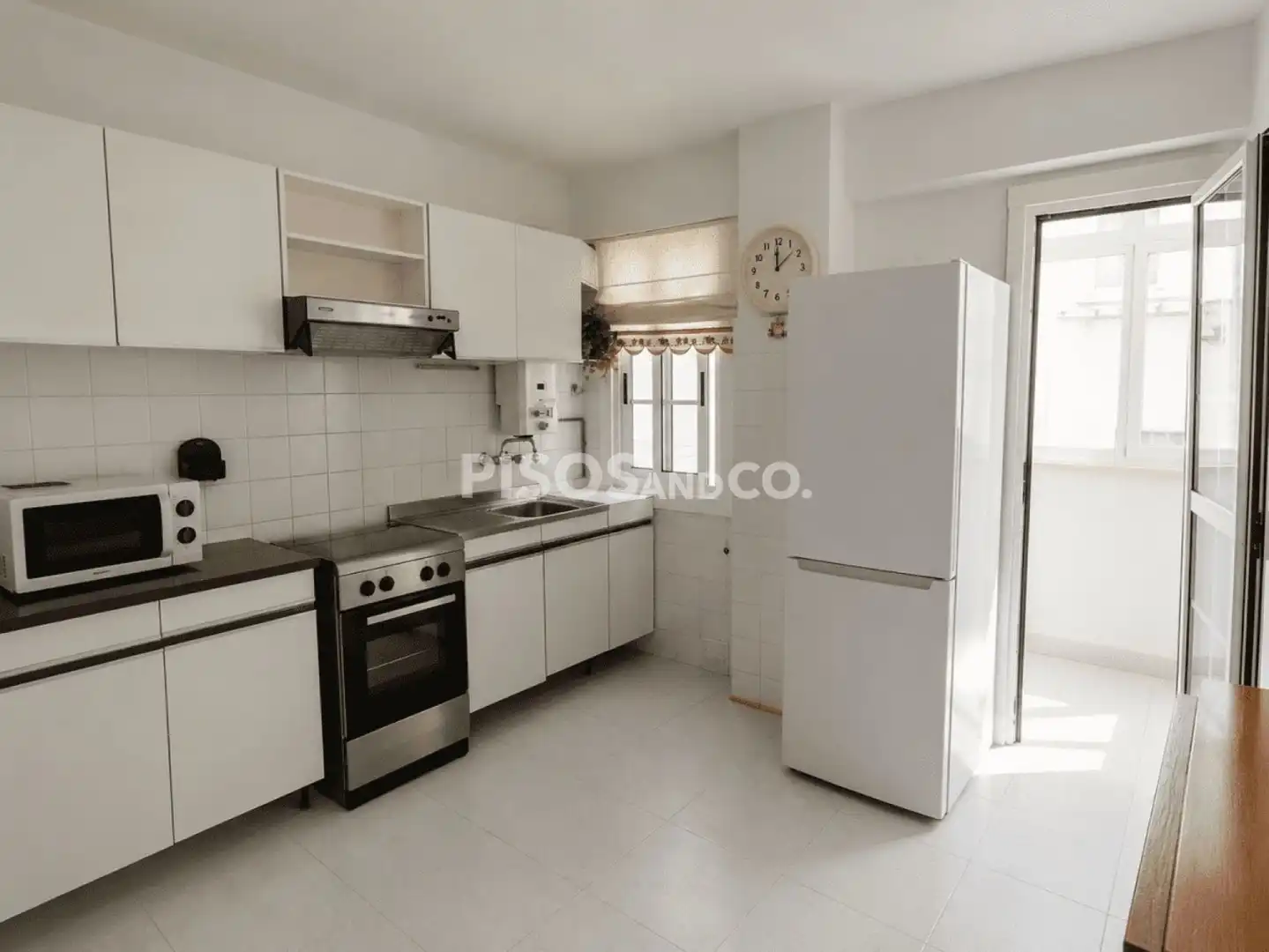 Kitchen of Flat for sale in A Coruña Capital   with Furnished