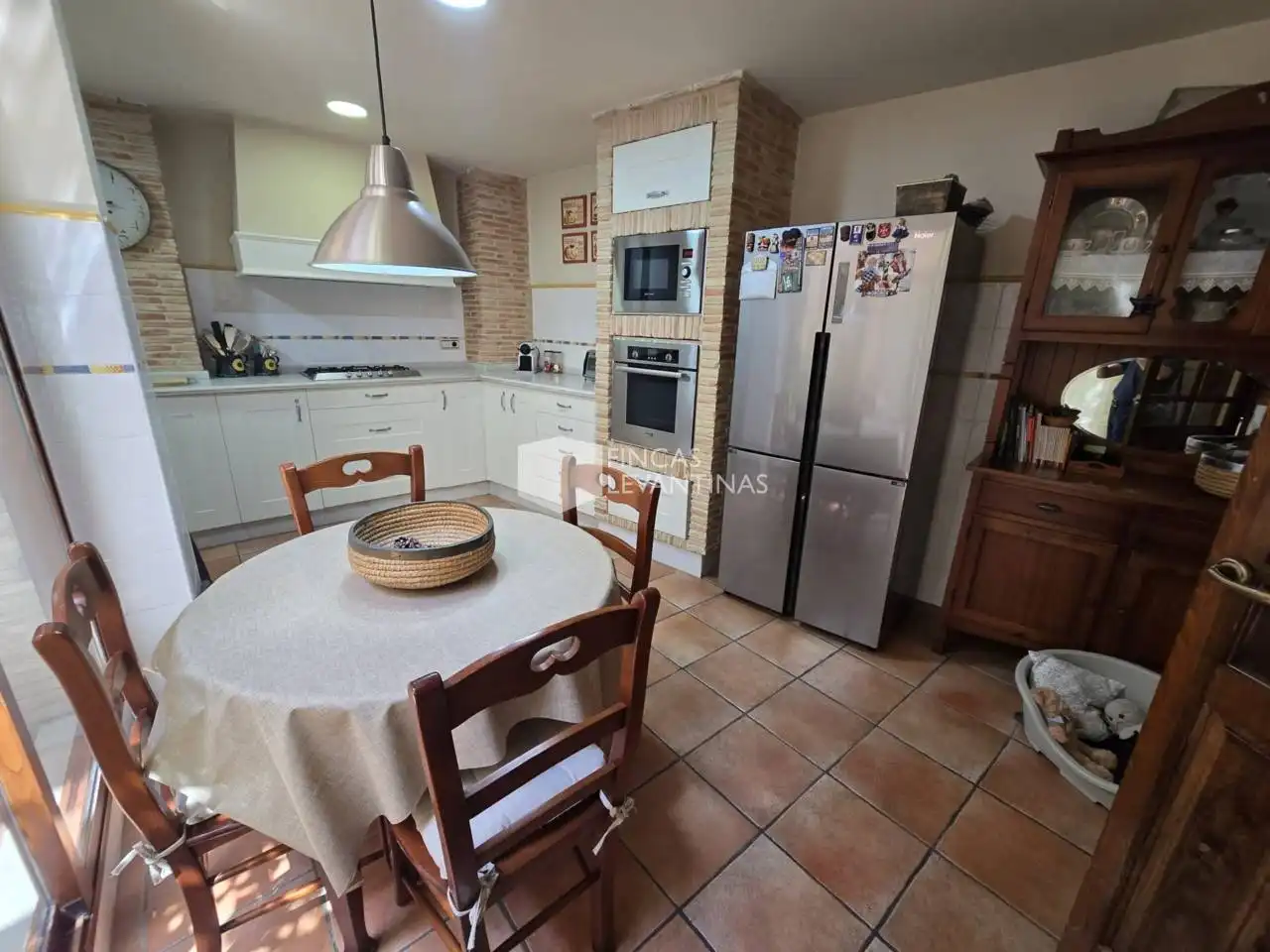Cocina de Casa o chalet en venta en San Vicente del Raspeig / Sant Vicent del Raspeig con Terraza y Amueblado