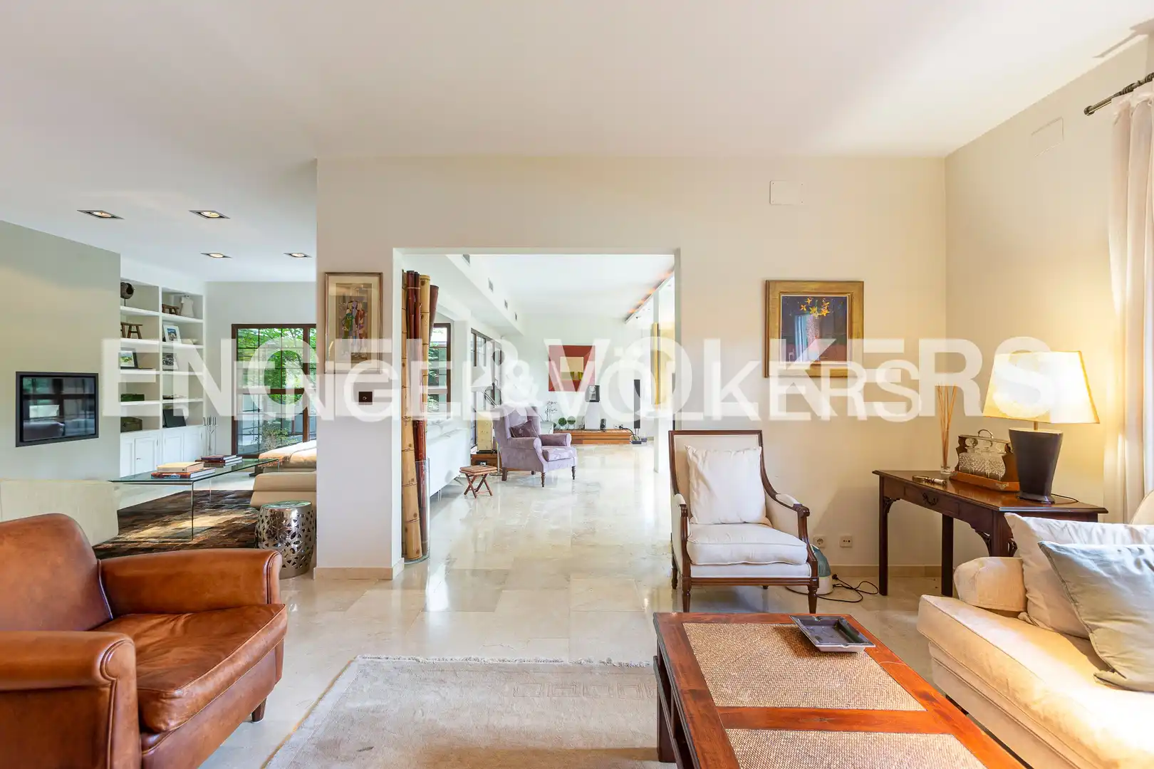 Living room of Houses for rent in Boadilla del Monte  with Air Conditioner, Heating and Private garden