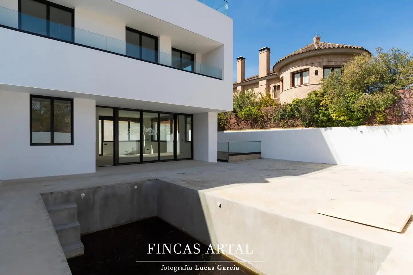 Vista exterior de Casa o chalet en venta en Zaragoza con Aire acondicionado, Calefacción y Jardín privado