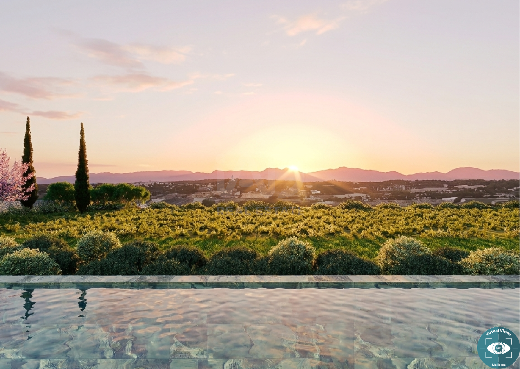 Garden of Houses for sale in Lloret de Vistalegre  with Air Conditioner, Heating and Terrace