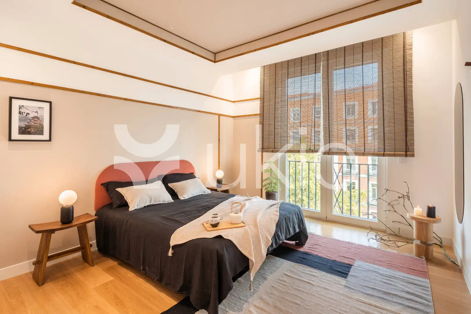 Habitación de Apartamento de alquiler en Madrid con Aire acondicionado, Calefacción y Amueblado