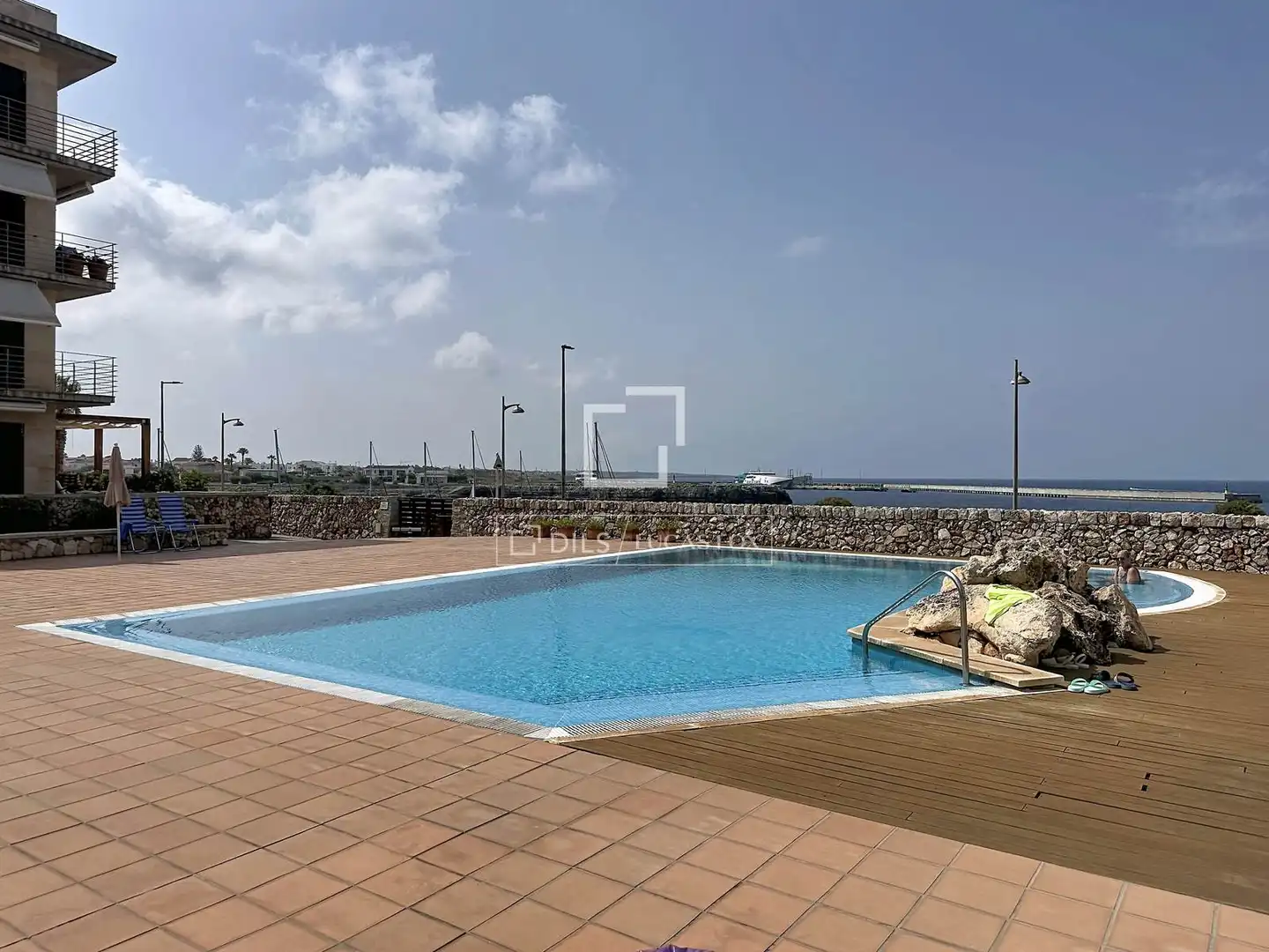 Schwimmbecken von Wohnung zur Miete in Ciutadella de Menorca mit Klimaanlage, Heizung und Privatgarten