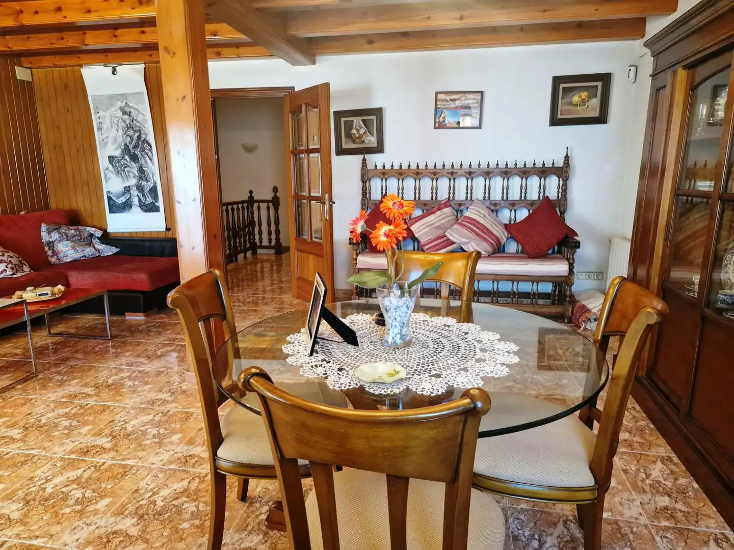 Esszimmer von Einfamilien-Reihenhaus zum Verkauf in Cambrils mit Heizung, Privatgarten und Terrasse