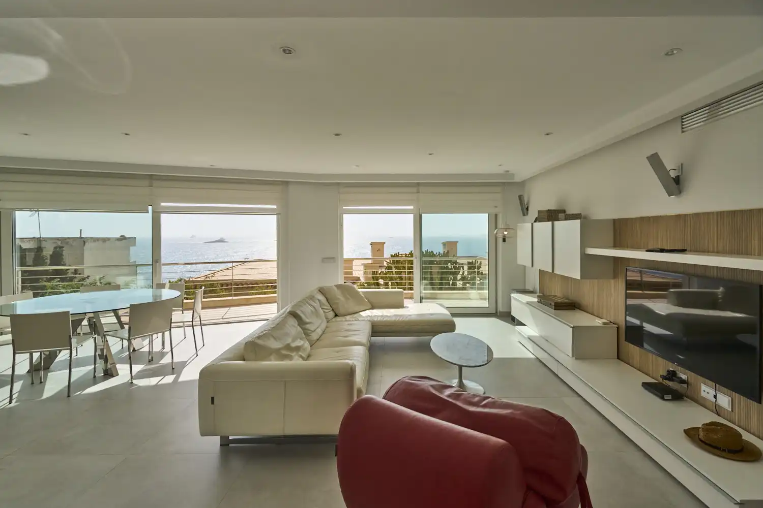 Sala d'estar de Pis en venda en Eivissa amb Aire condicionat i Jardí privat