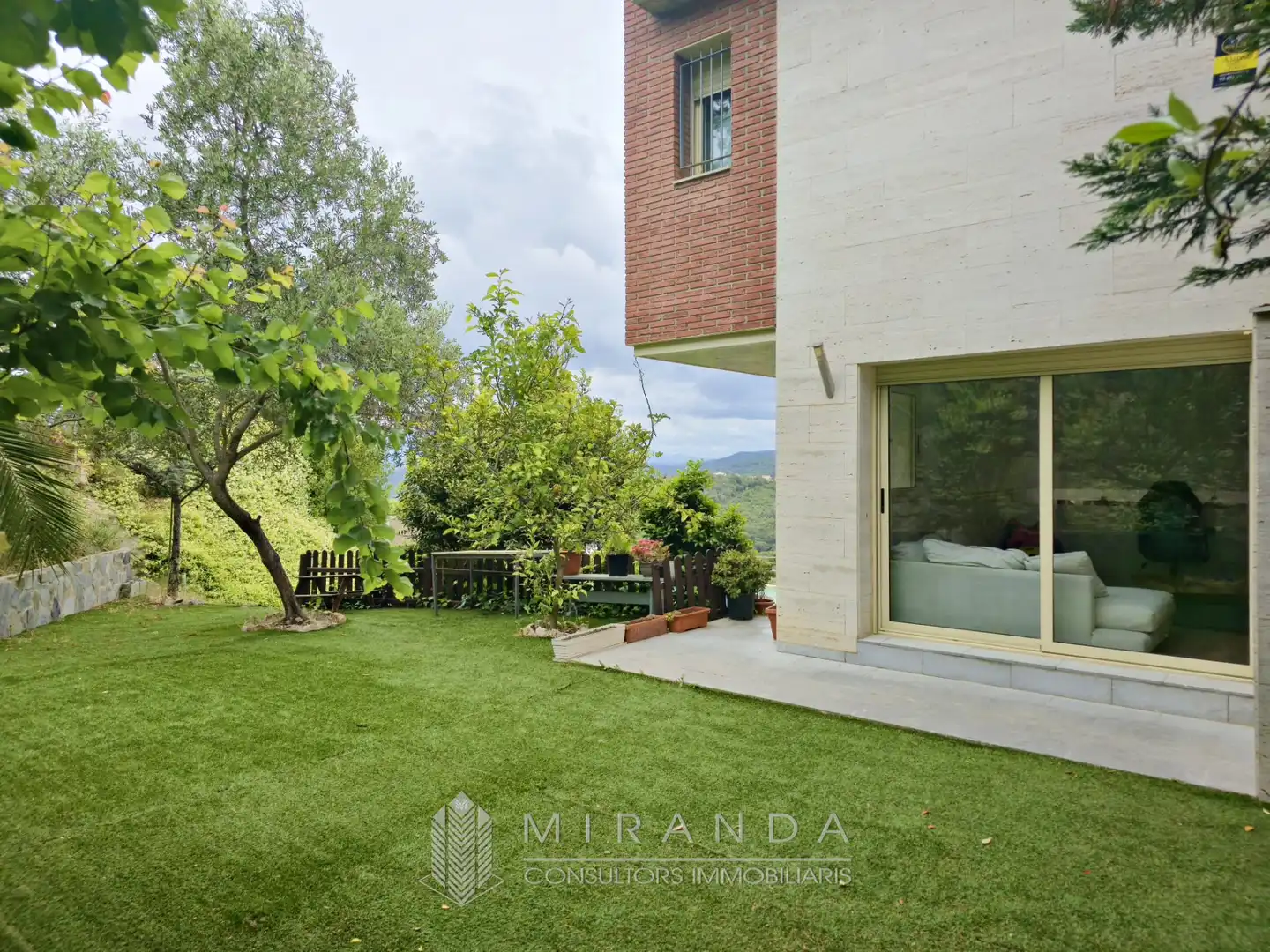 Jardín de Casa o chalet en venta en Vallromanes con Aire acondicionado, Calefacción y Jardín privado