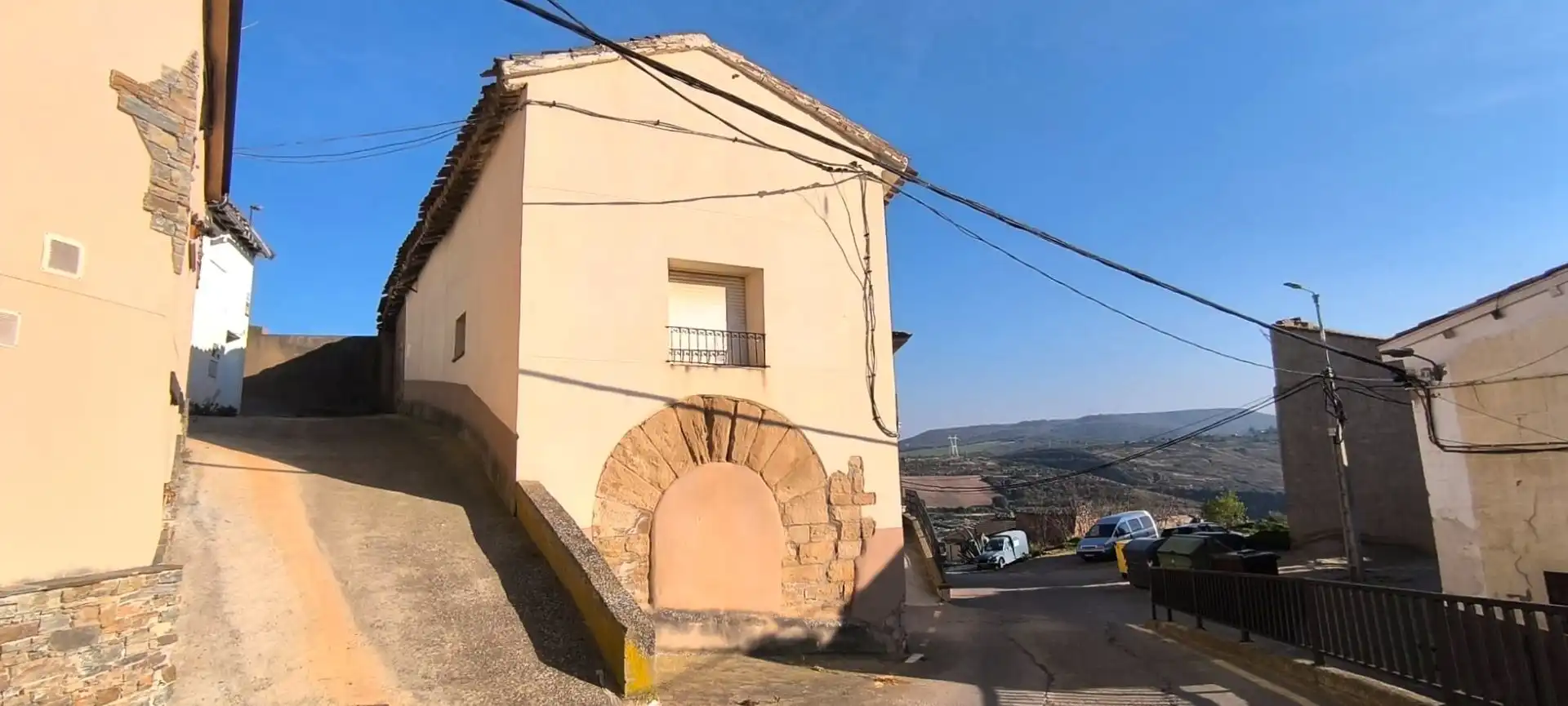 Vista exterior de Casa o xalet en venda en Ausejo amb Jardí privat i Terrassa