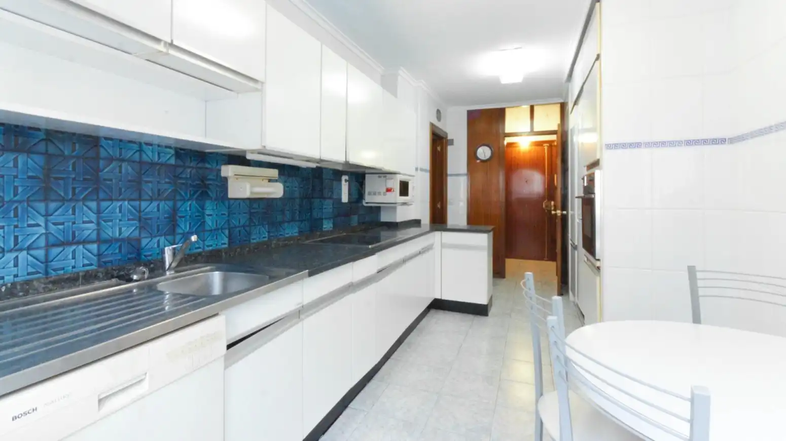 Kitchen of Flat for rent in Santander  with Heating, Parquet flooring and Furnished