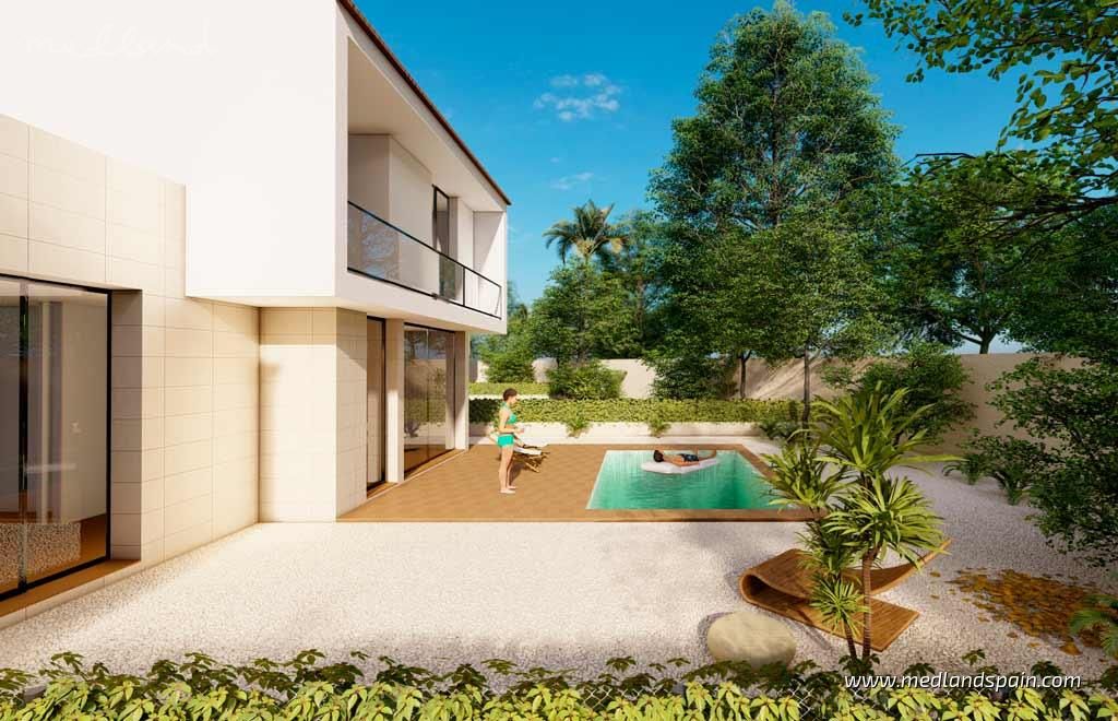 Terrassa de Casa o xalet en venda en La Nucia amb Aire condicionat, Calefacció i Jardí privat