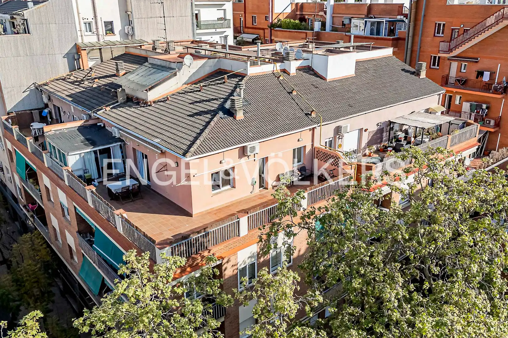 Terrasse von Dachboden zum Verkauf in  Barcelona Capital mit Klimaanlage, Heizung und Terrasse