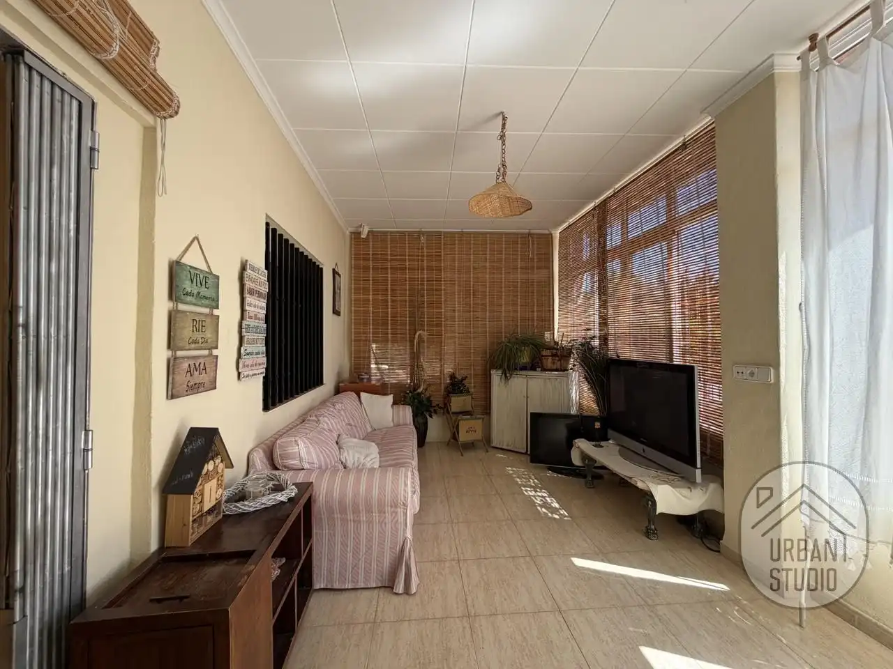 Living room of Houses for sale in Tibi  with Air Conditioner, Heating and Private garden