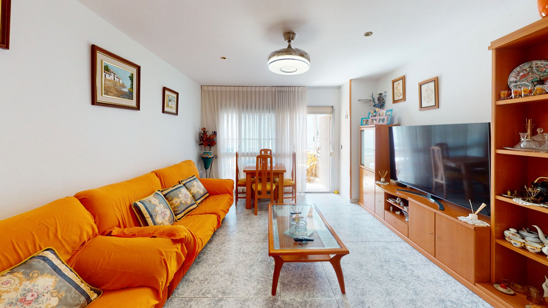 Sala d'estar de Pis en venda en Alicante / Alacant amb Jardí privat i Balcó