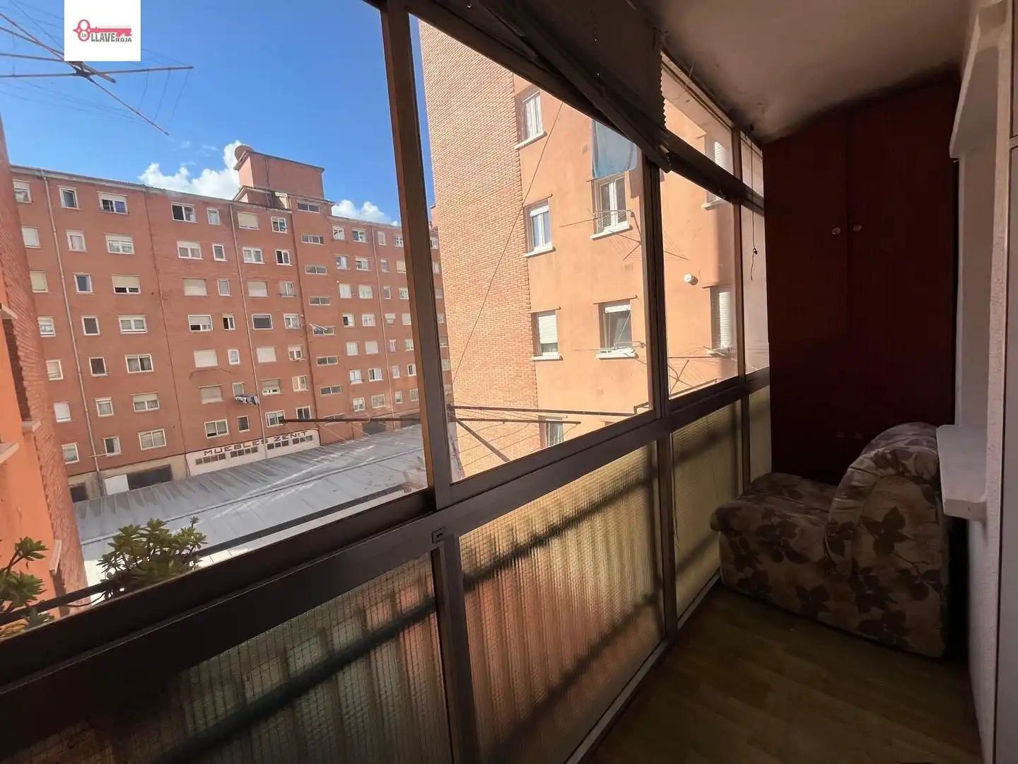 Bedroom of Flat for sale in Burgos  with Heating, Parquet flooring and Terrace