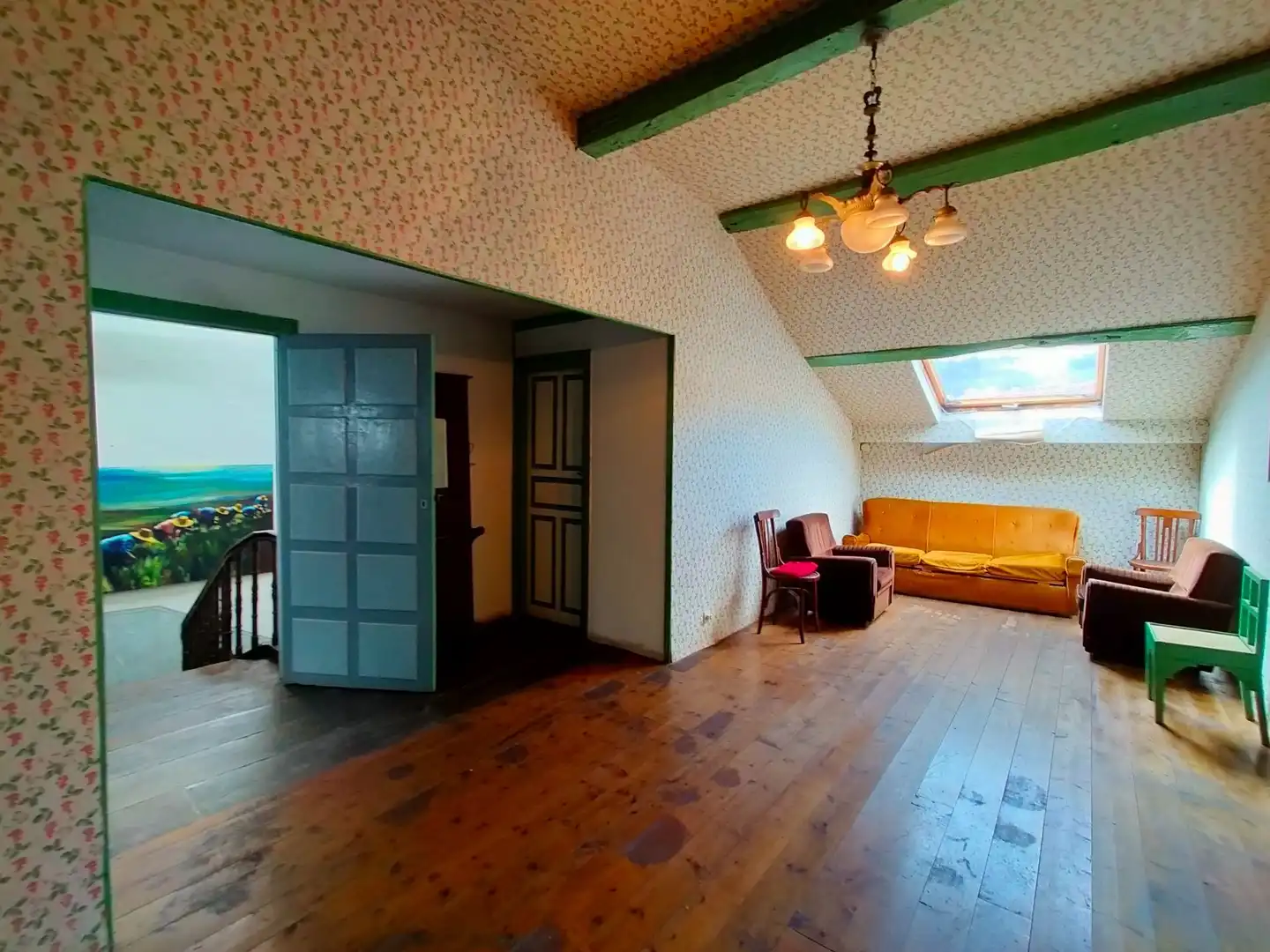 Sala d'estar de Casa o xalet en venda en Pravia amb Calefacció, Jardí privat i Terrassa