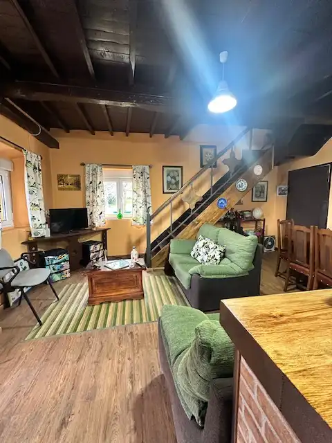 Sala de estar de Casa o chalet en venta en Salas con Jardín privado, Terraza y Amueblado