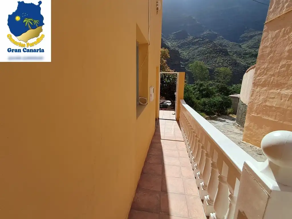 Außenansicht von Wohnung zum Verkauf in Mogán mit Privatgarten und Terrasse