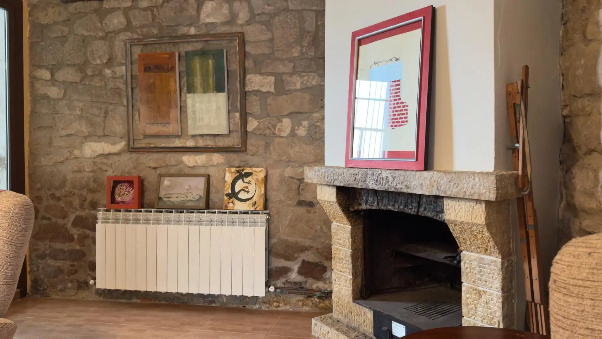 Sala de estar de Casa o chalet en venta en Baños de Rioja con Calefacción, Jardín privado y Terraza