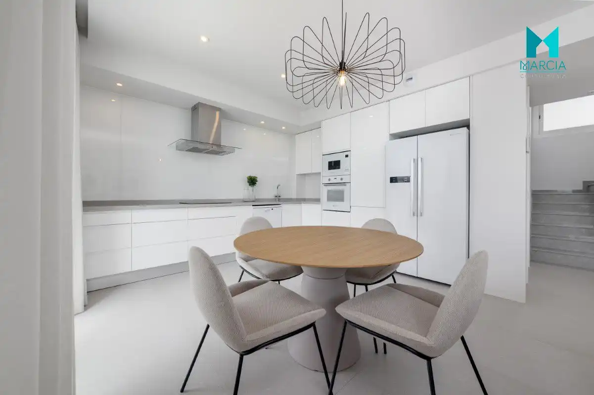 Kitchen of Houses for sale in El Campello  with Private garden, Terrace and Swimming Pool