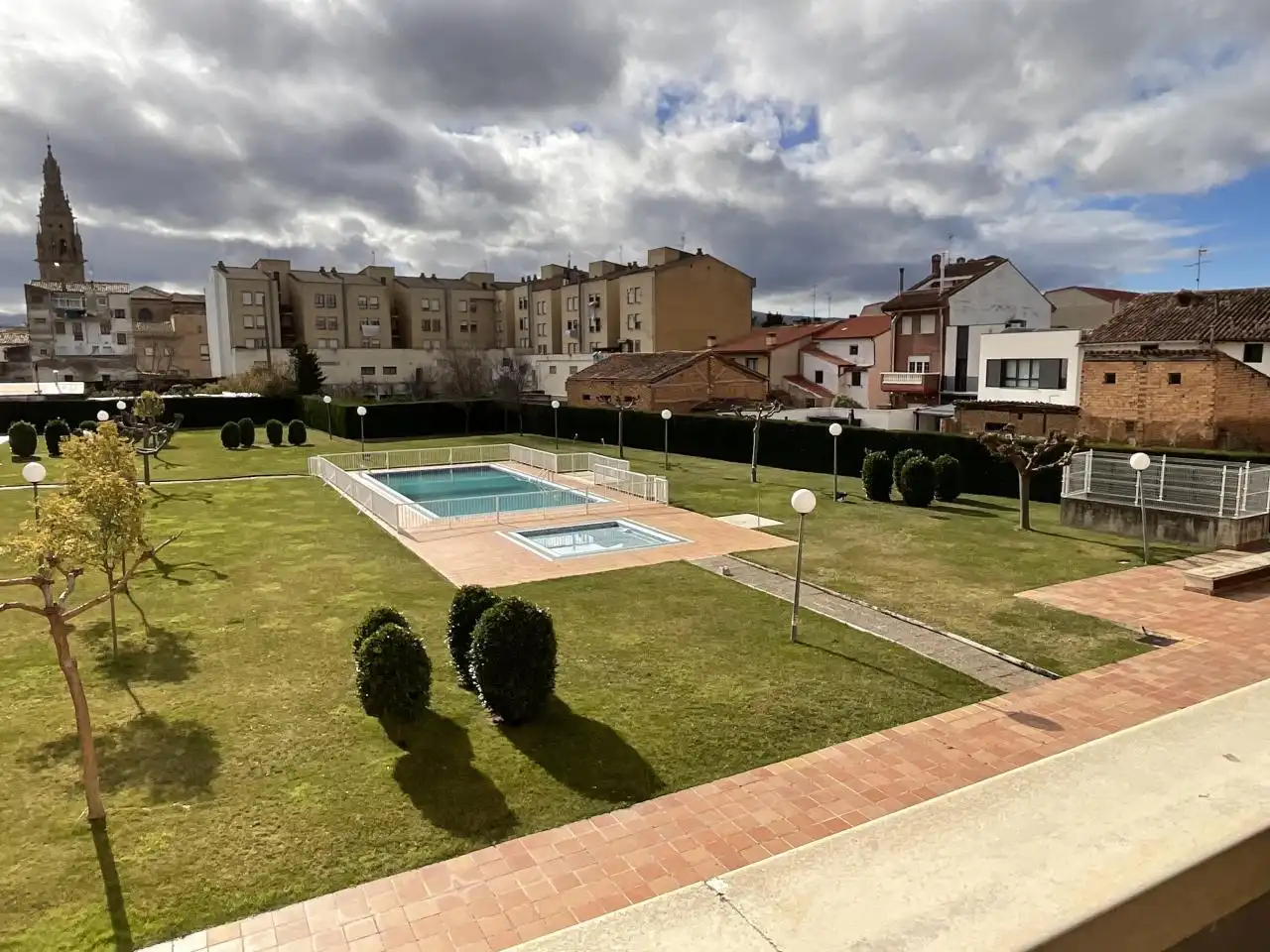 Swimming pool of Apartments for sale in Santo Domingo de la Calzada  with Heating, Parquet flooring and Storage room