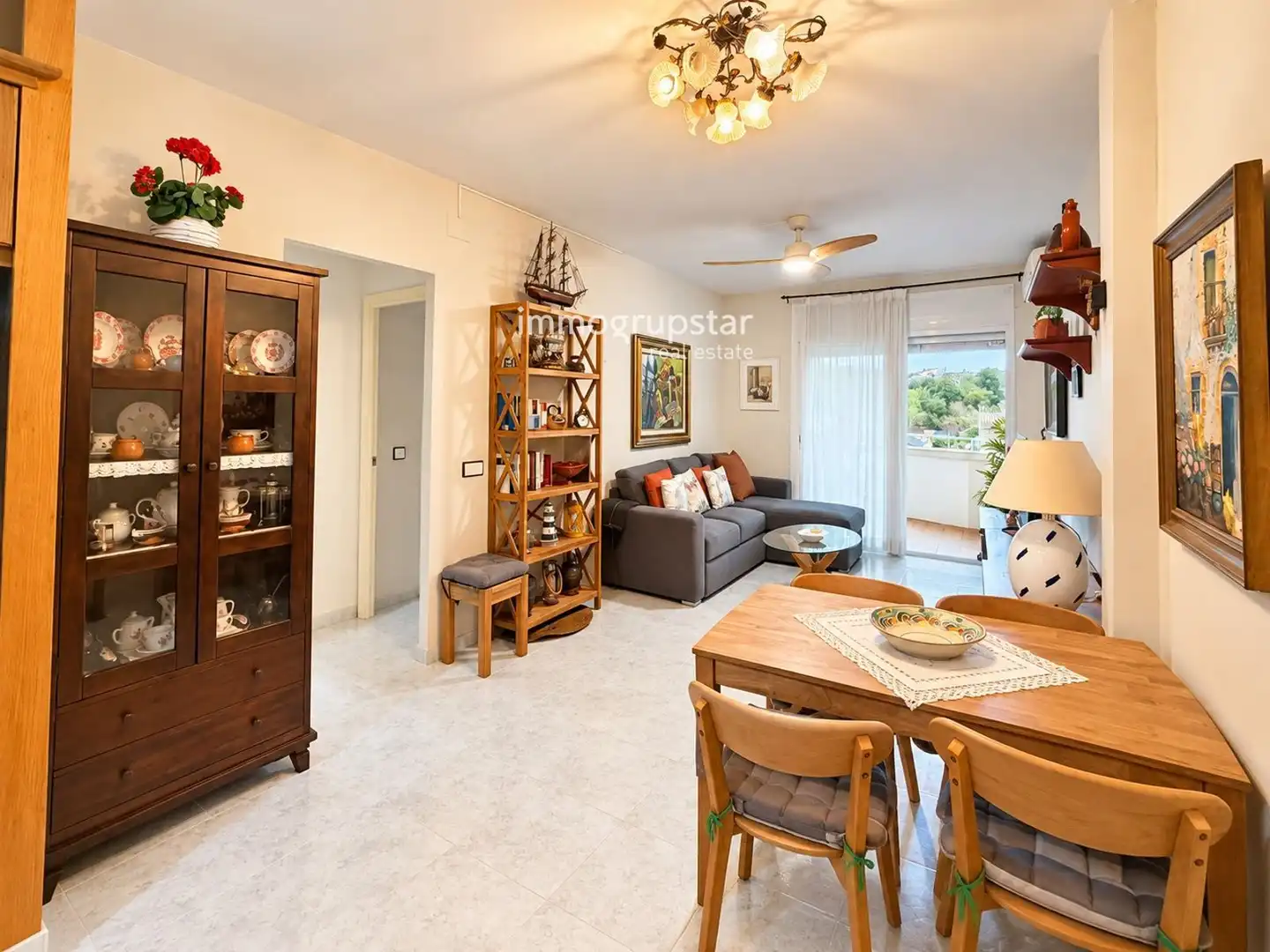 Sala de estar de Apartamento en venta en Poble