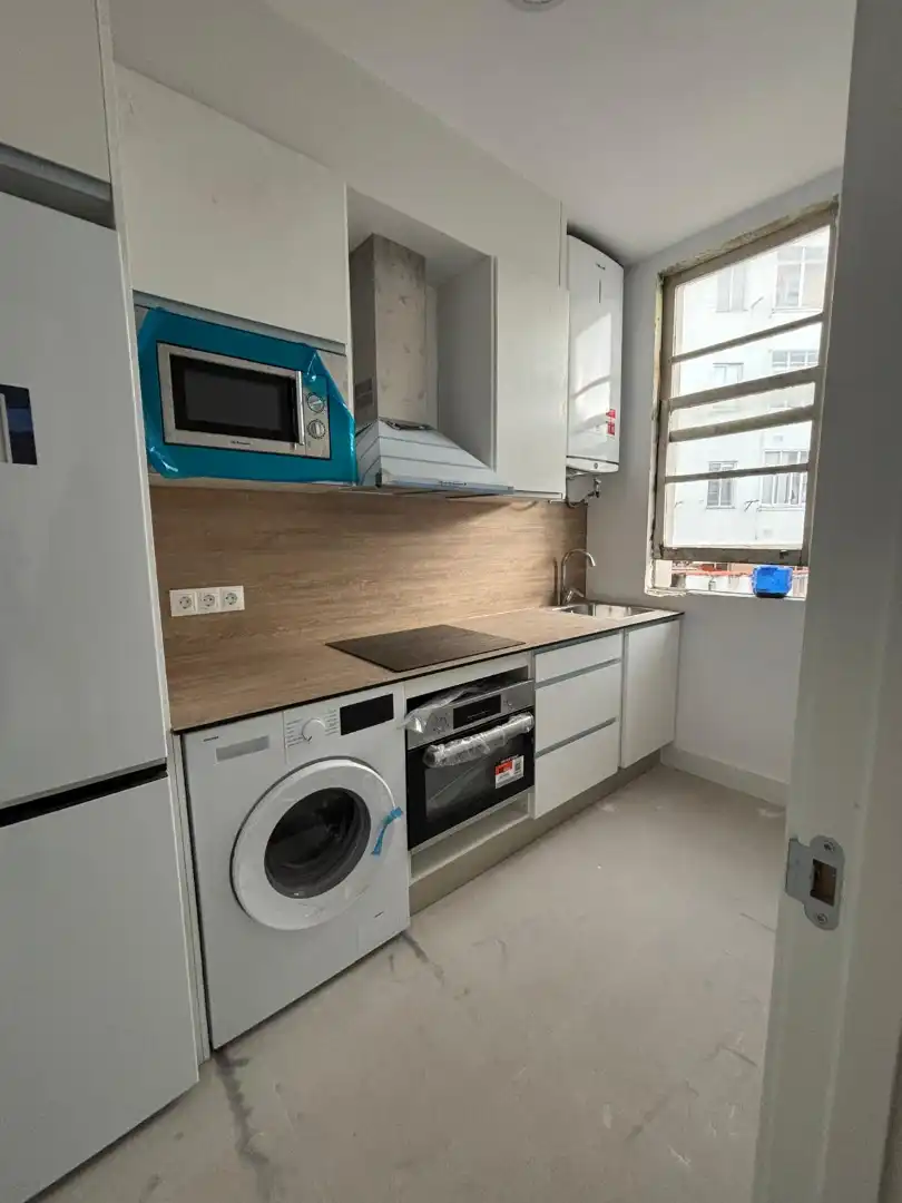 Kitchen of Flat for sale in Ferrol  with Oven and Microwave