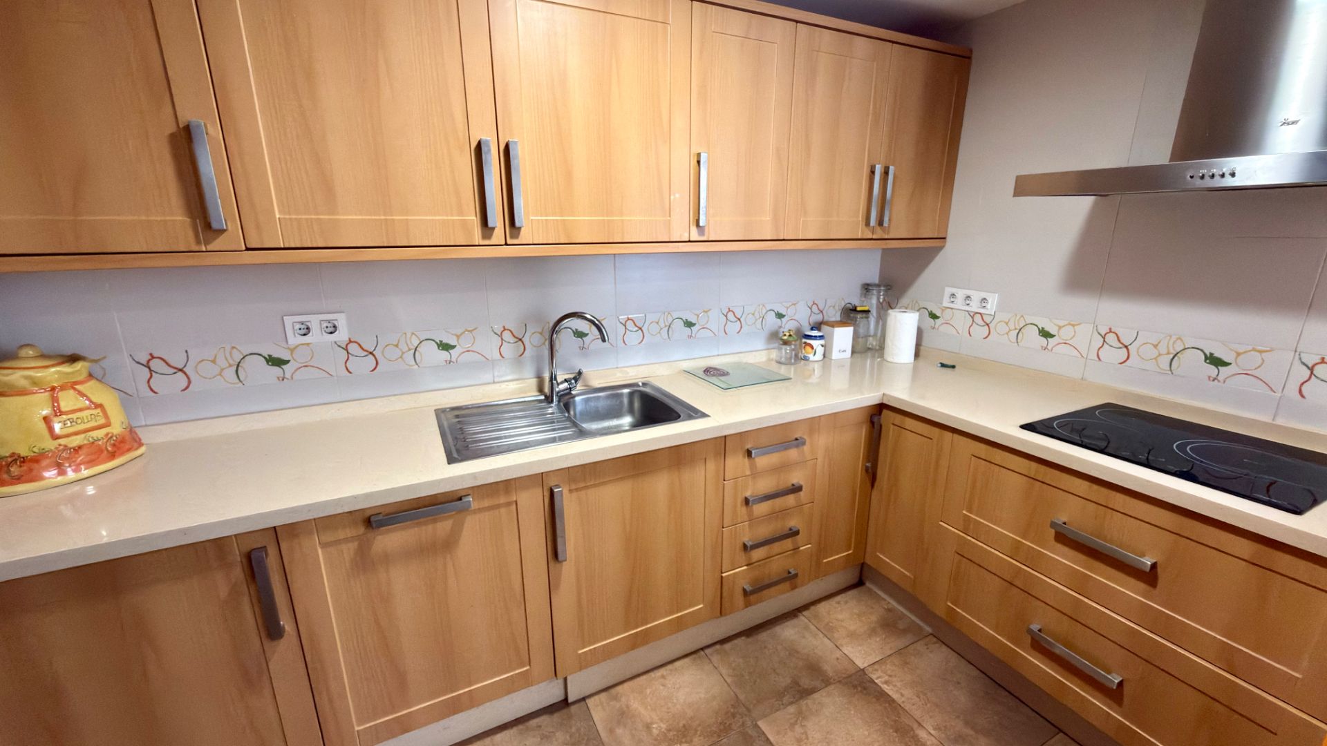 Cocina de Piso de alquiler en Málaga Capital con Aire acondicionado, Terraza y Amueblado