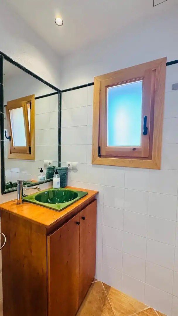 Bathroom of Houses for rent in Sant Martí Sarroca  with Private garden, Terrace and Swimming Pool
