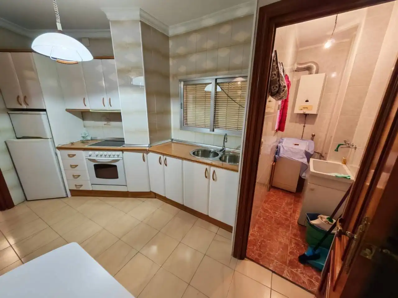 Kitchen of Flat for sale in Huétor Tájar  with Air Conditioner, Heating and Terrace