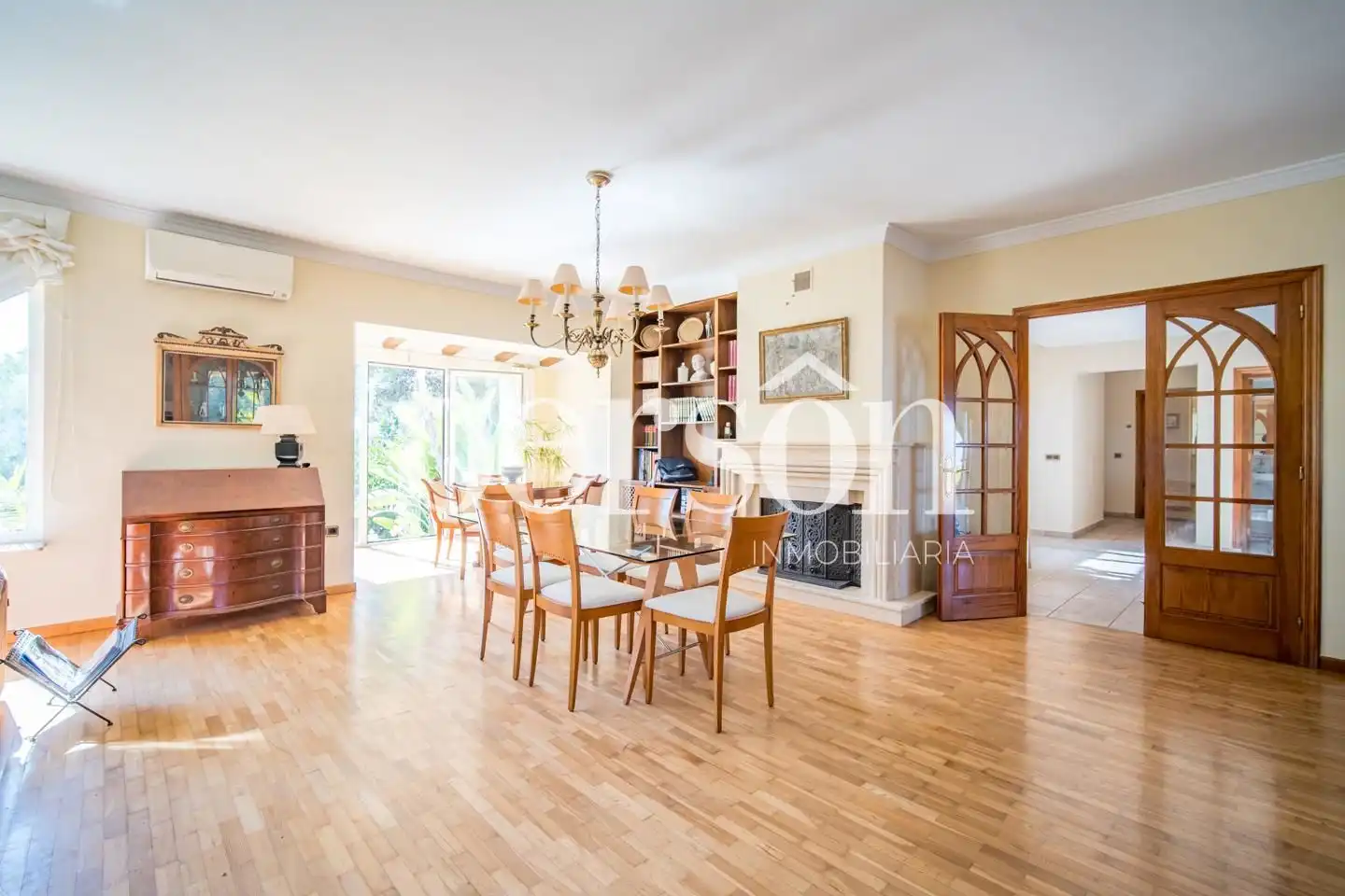 Dining room of Houses for sale in Jávea / Xàbia  with Air Conditioner, Heating and Private garden