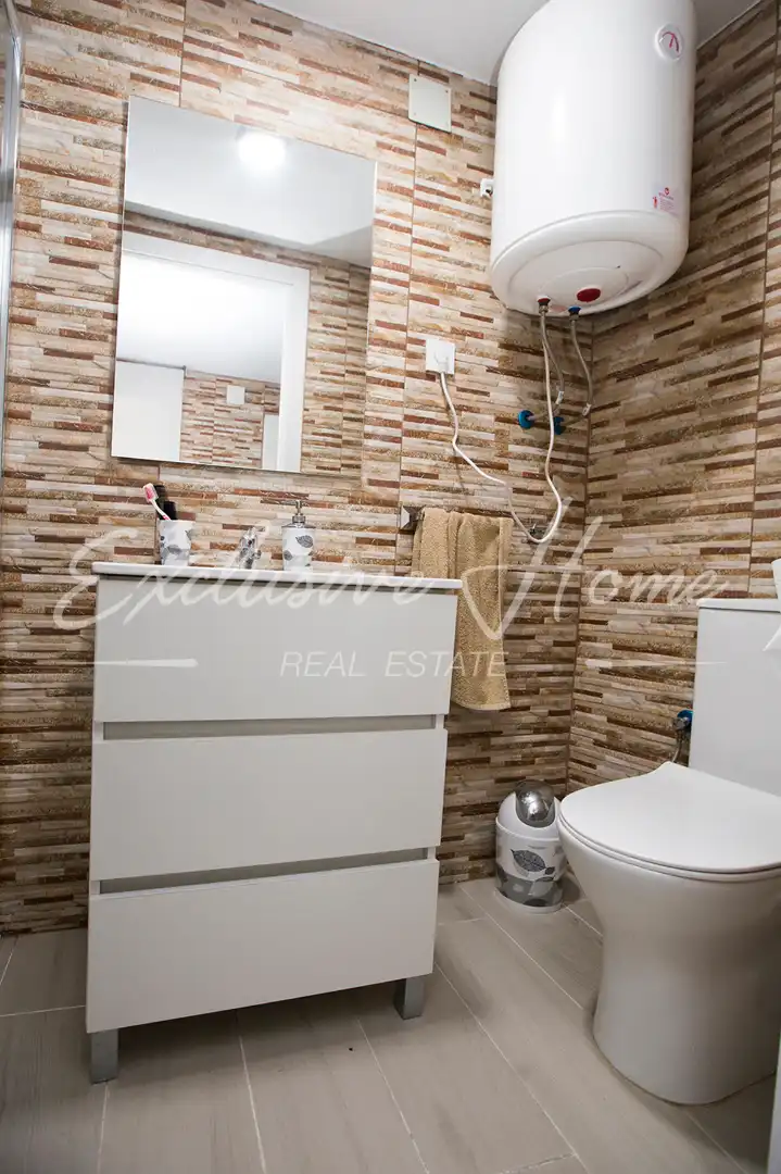Badezimmer von Haus oder Chalet zum Verkauf in Peñíscola / Peníscola mit Klimaanlage, Heizung und Privatgarten