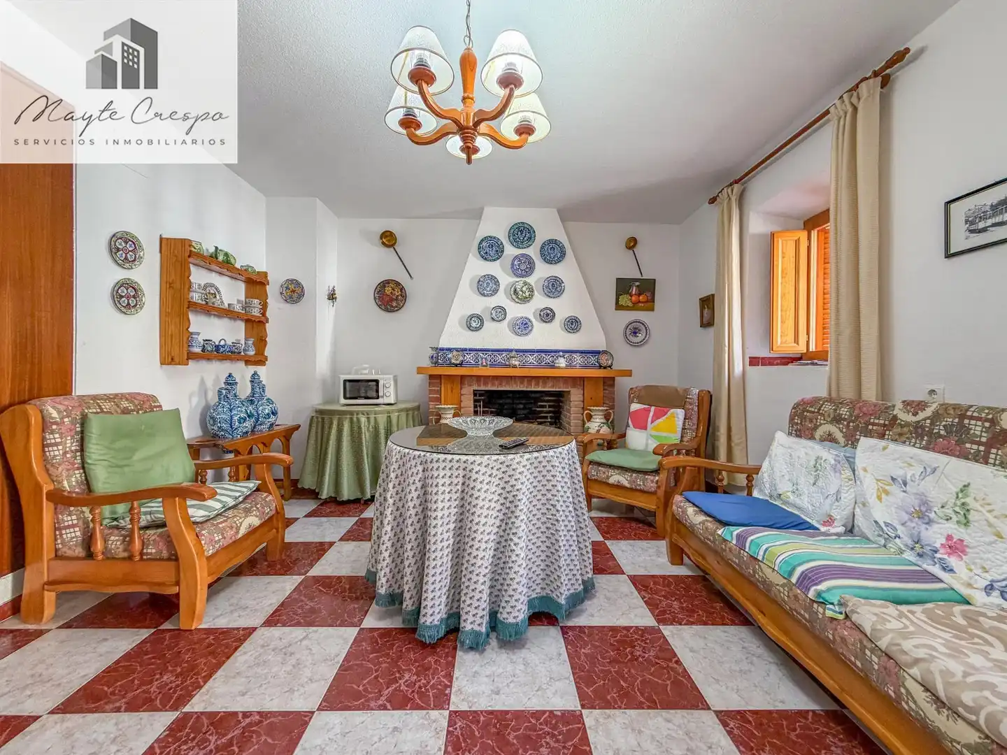 Living room of Houses for sale in Pinos Genil  with Heating, Private garden and Terrace